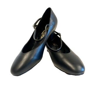 NWOTB — Glide USA Women's 2” Heel Mary Jane Dance Shoes Black Size 5.5